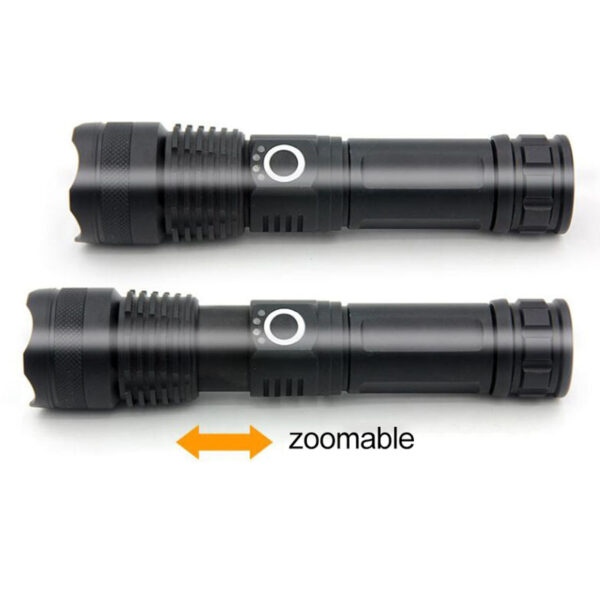 USB Charging Zoom P50 Flashlight - Image 9