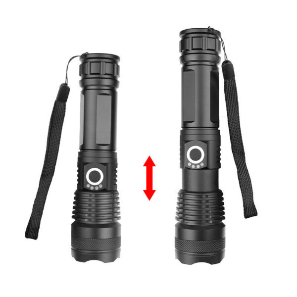 USB Charging Zoom P50 Flashlight - Image 7