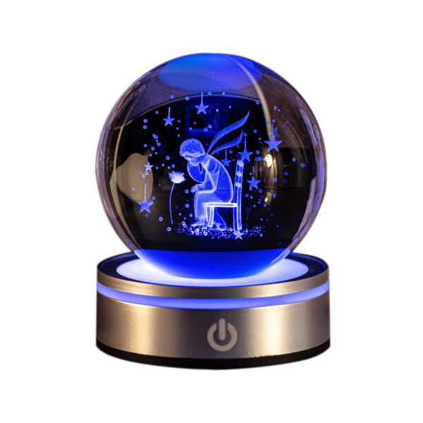 Creative 3D Inner Carving Luminous Crystal Ball Colorful Gradient Small Night Lamp Home Decorations Gifts Selection - Image 6